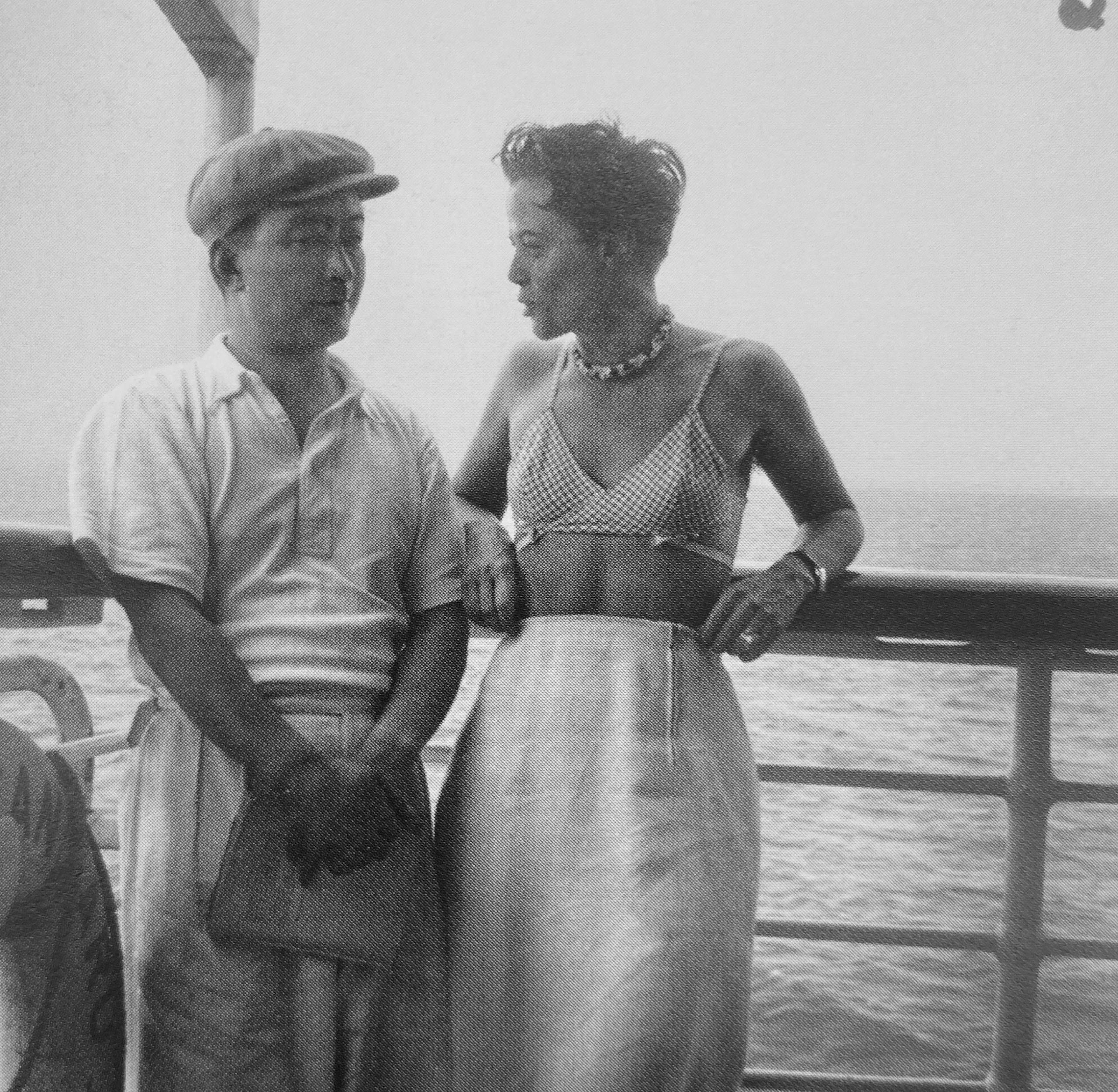 Photographie de charlotte perriand et narimitsu matsudaïra sur le hakusan mari, juin-août 1940