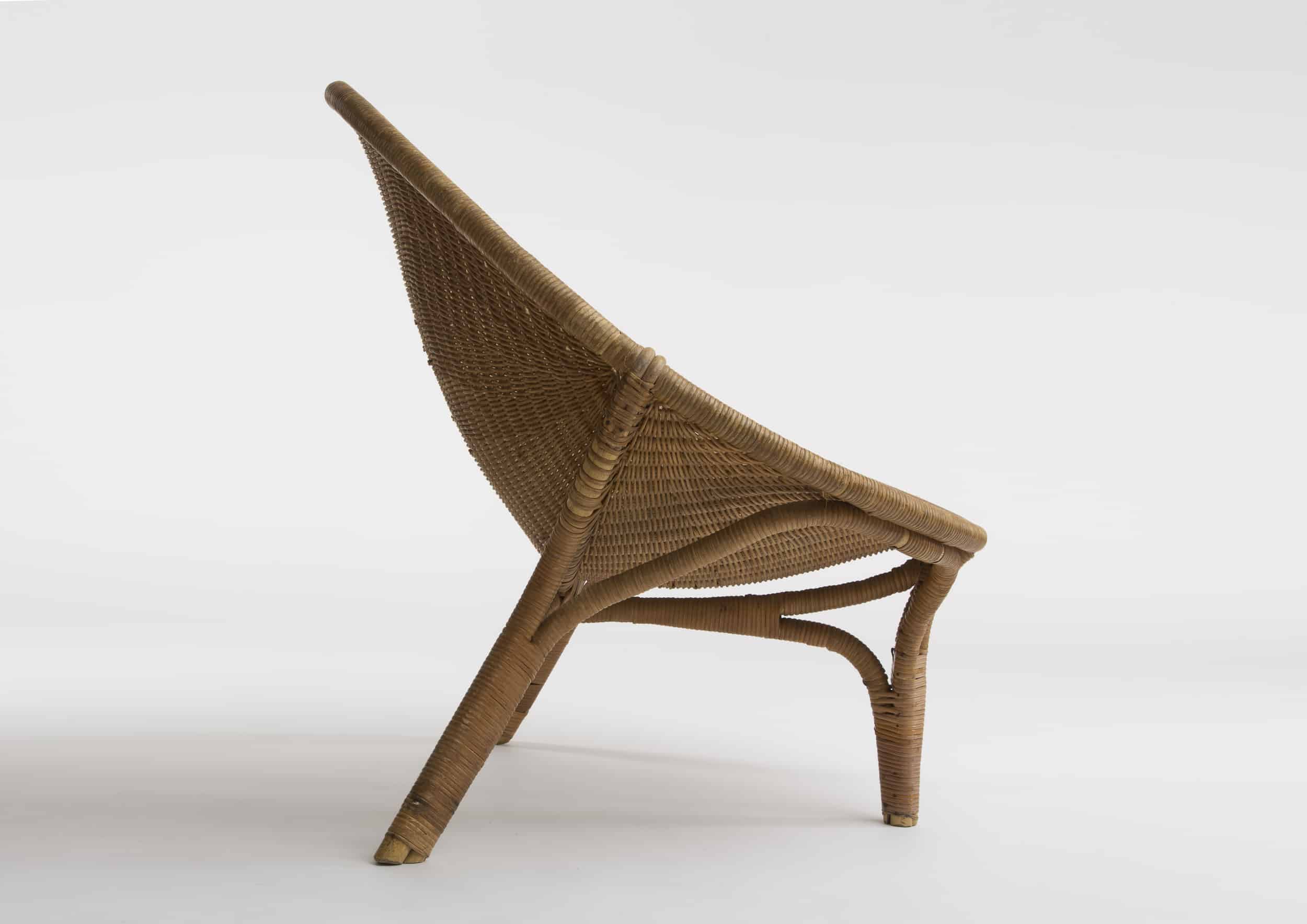 Paire de fauteuils tripodes modèle « Rana » par Nanna Ditzel