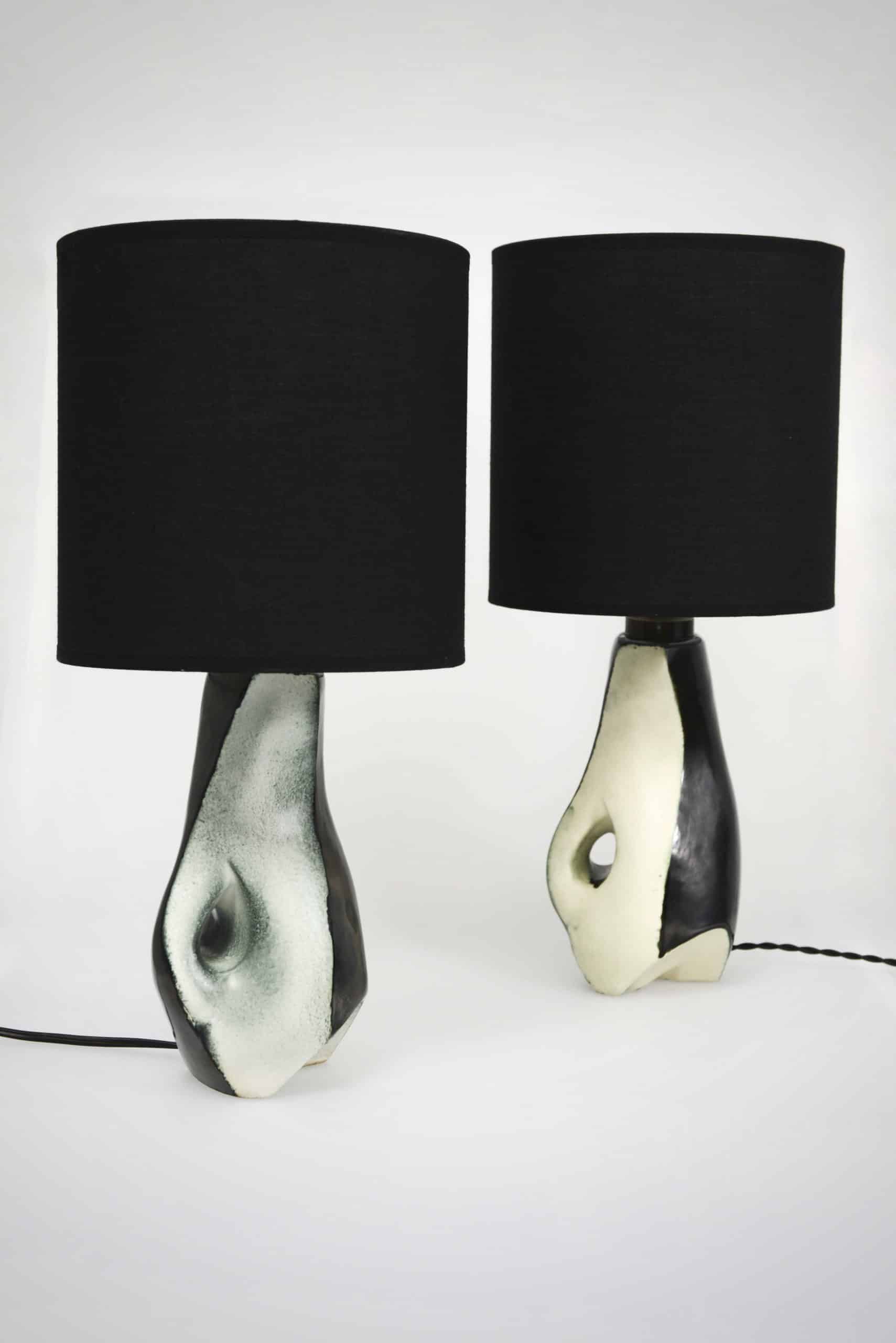 Paire de lampes de table par Jacques Blin