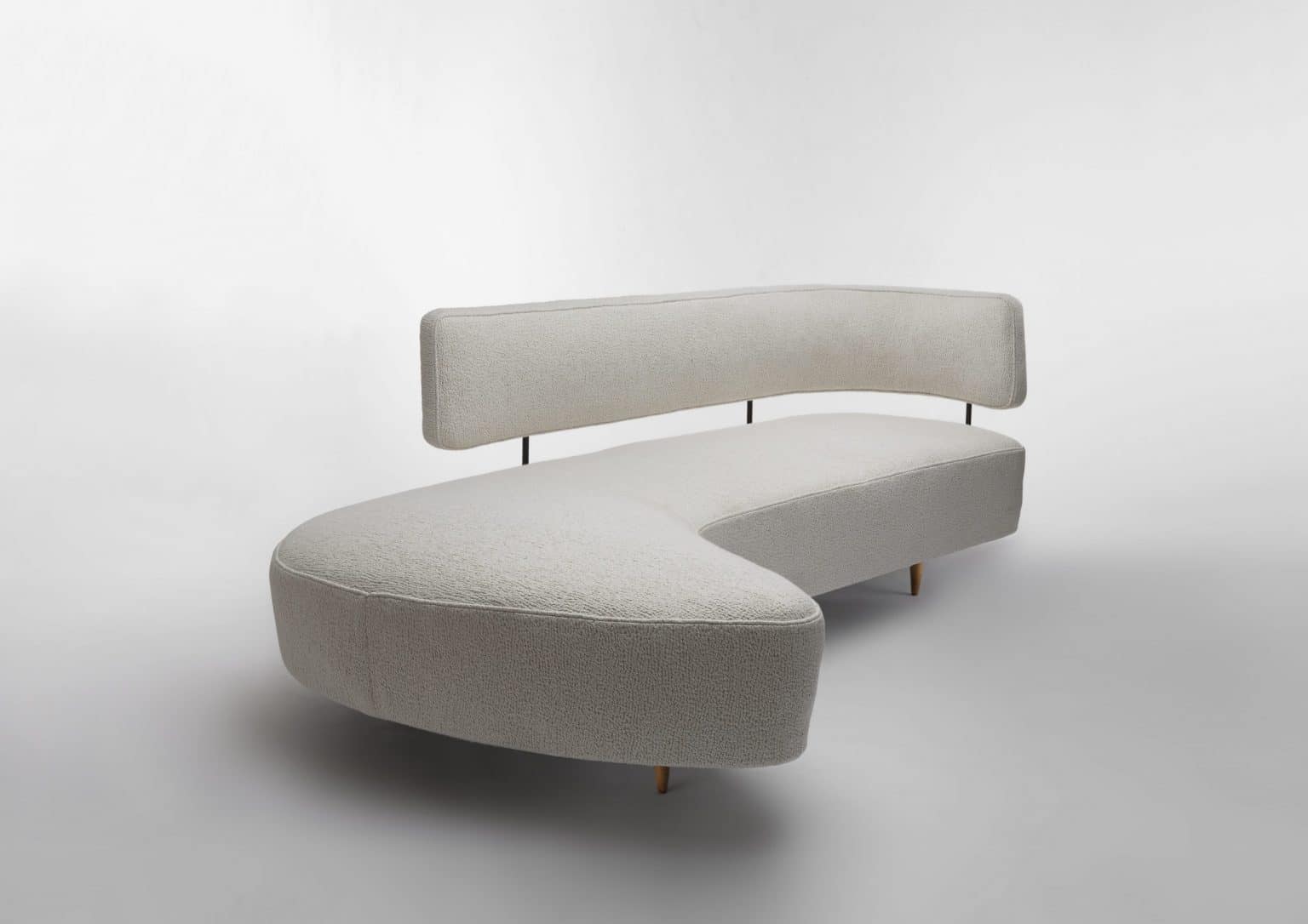 Rare sofa de forme libre par Taichiro Nakai