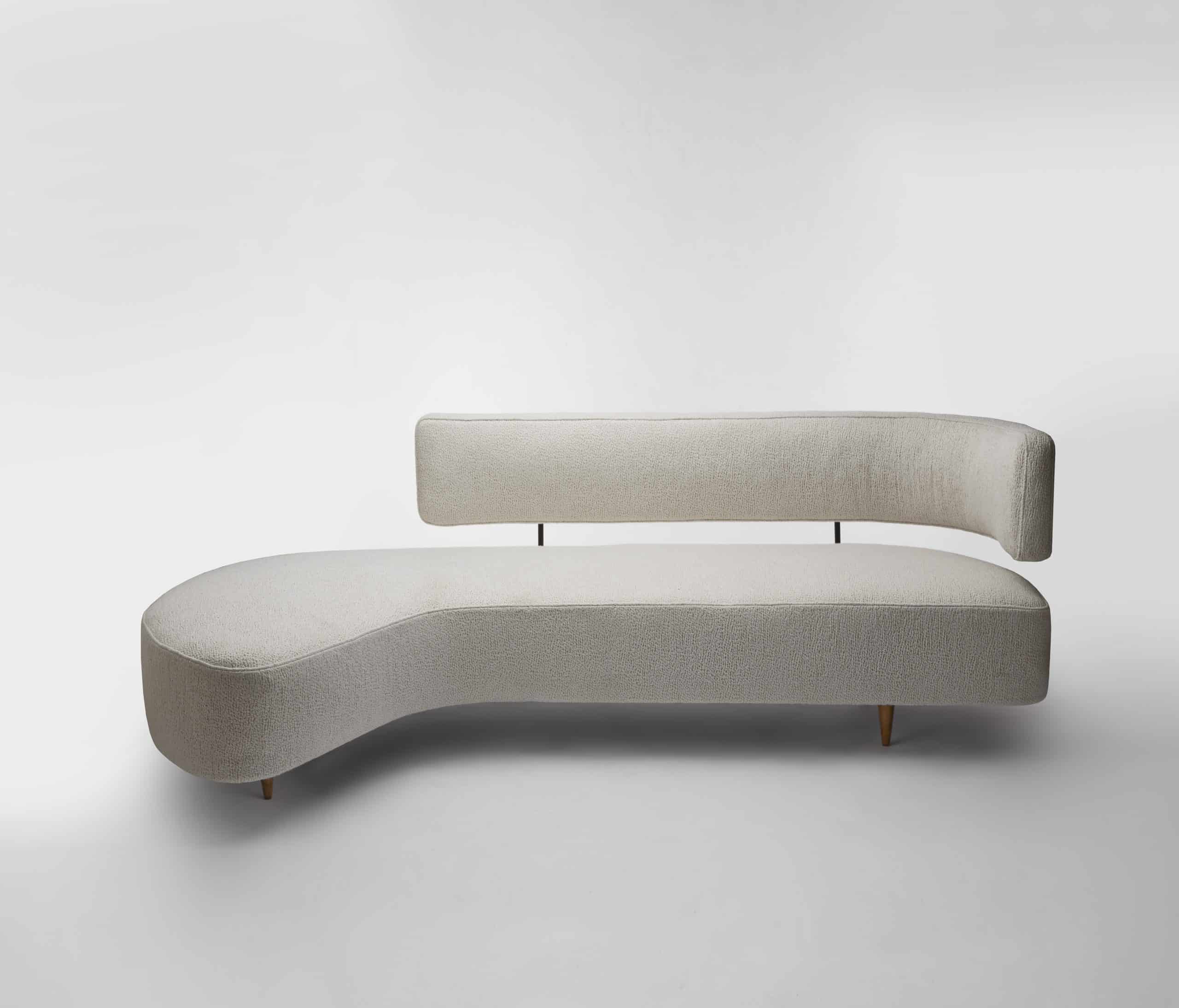 Rare sofa de forme libre par Taichiro Nakai