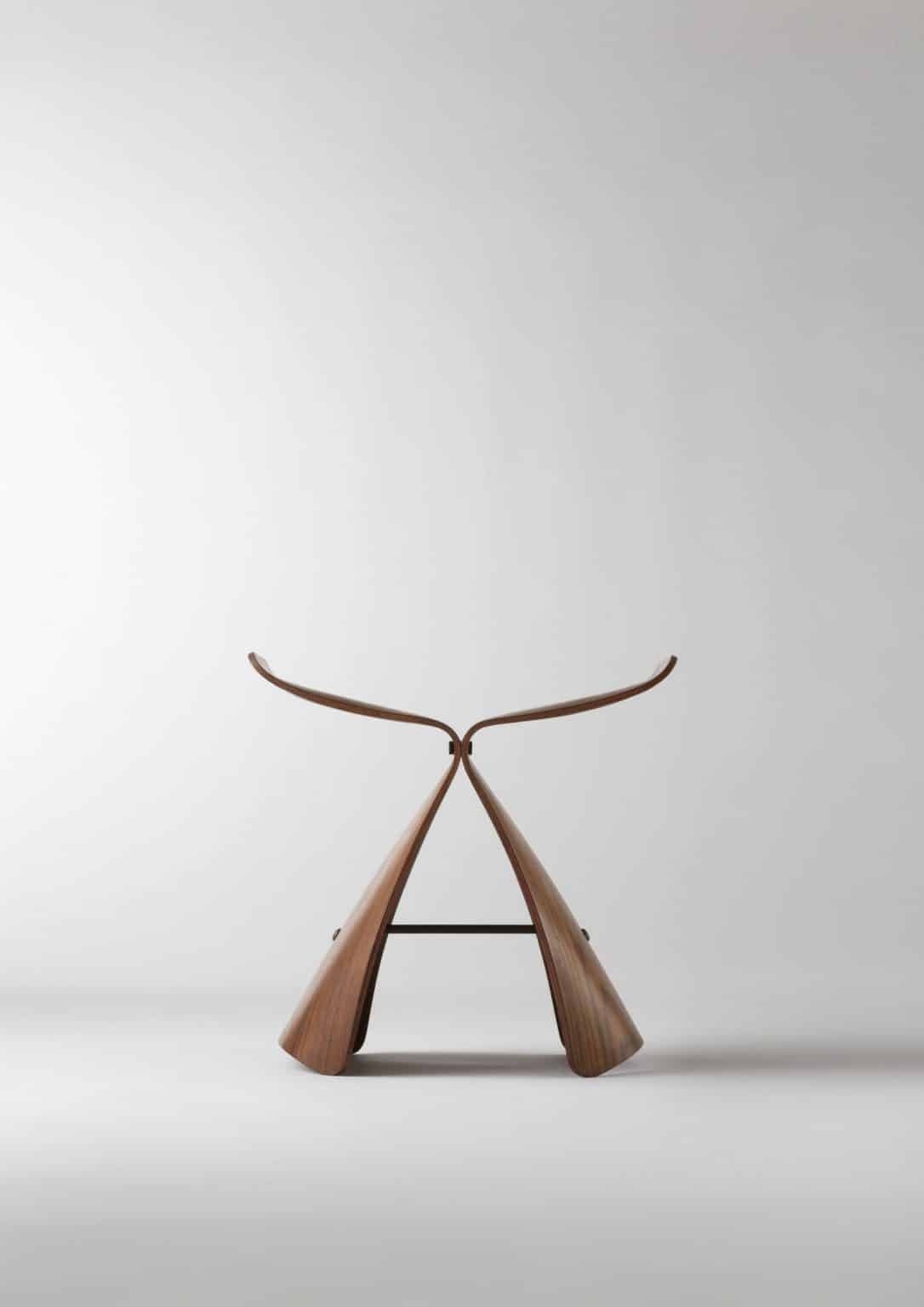 Tabouret « Butterfly » modèle « S-0521/M » par Sori Yanagi