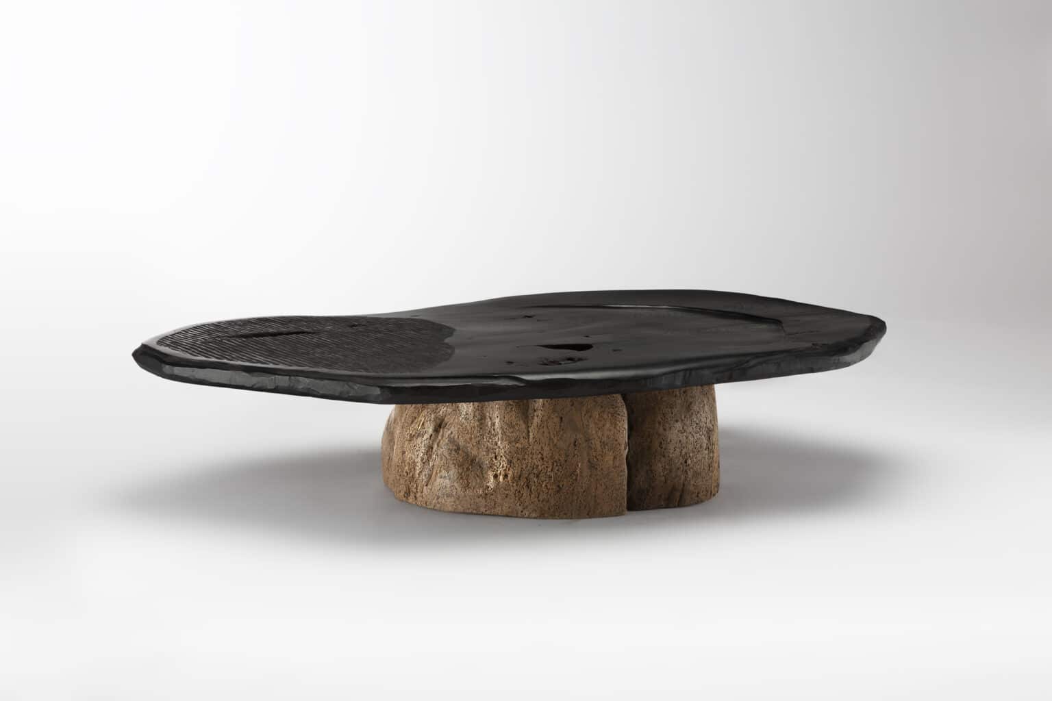 Table basse de forme libre par Takanobu