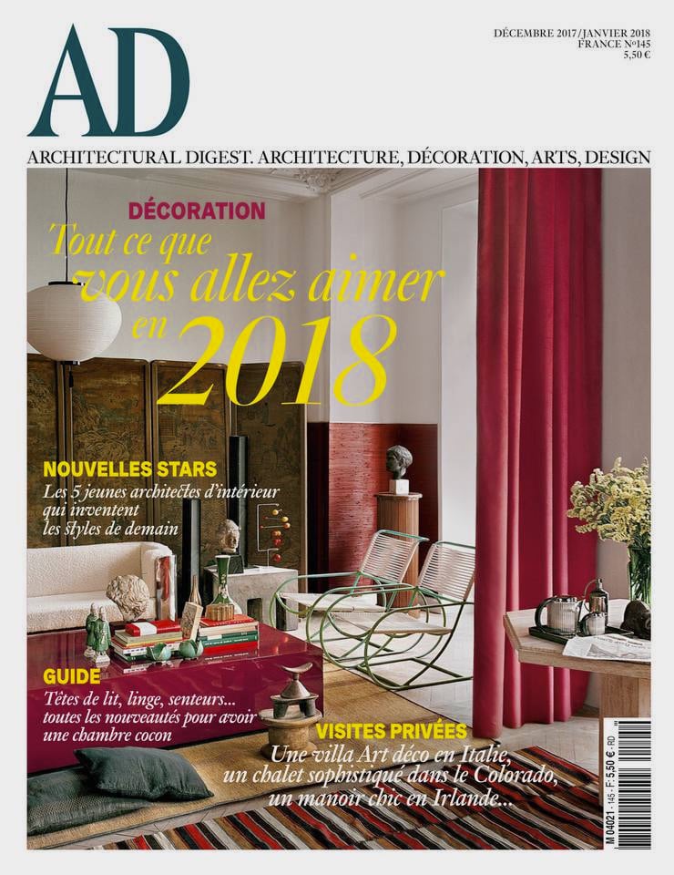 Wa design gallery, presse, , ad, décembre 2017 / janvier 2018